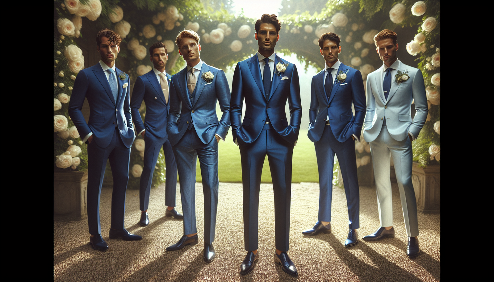 Blue Wedding Suits for Men